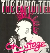 Winyl The Exploited on stage