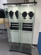 Gablota szklana podswietlana