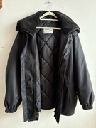 Konfekcjoner Czarna solidna zimowa zima kurtka wojsko militaria lotnictwo r