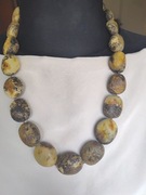 Promocja! Naszyjnik korale bursztyn  baltycki