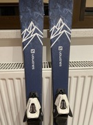Narty dzieciece Salomon 110 cm z wiazaniami