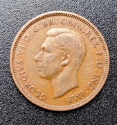 LICYTACJA MONETA Half Penny 1950 Anglia 