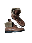 Botki skórzane kożuch naturalny r 38,5 39 