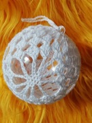 Zestaw 6 sztuk bombek na choinkę 8 cm średnicy. Ozdoby świąteczne. 