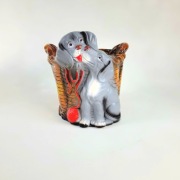 Donica z psami dekoracja , ozdoba , prezent