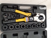 ZACISKARKA PRASKA HYDRAULICZNA DO RUR PEX, STALI, MIEDZI. 14 matryc 