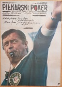 Piłkarski poker plakat filmowy Andrzej Pągowski