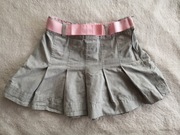 Elegancka szara srebrna plisowana połyskująca spódnica H&M 122 jak nowa