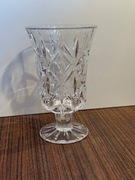 Solidny szklany wazon masywny 