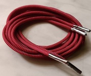 Sznurówki paracord 550 lb 7 core czerwone 140 cm