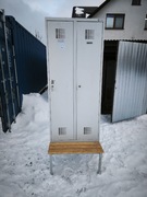 5 Szaf BHP Malow 220x80x50, ławka ,SANEPID, Pracownicza, Faktura, Wysyłka