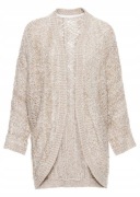 NOWA AŻUROWA NARZUTKA SWETEREK BEŻ BONPRIX 36/38