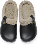 Pantofle wodoodporne ocieplane 40/41 - czarne