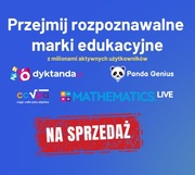 Dyktanda.pl + aplikacja Panda Genius - 2,1 mln użytkowników