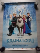 Plakat kinowy z filmu bajki Kraina Lodu Frozen