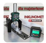 Cyfrowy głębokościomierz i przechyłomierz Parkside.