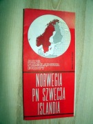 Mapa Przeglądowa Europy Norwegia, PN Szwecja, Islandia + gratis kaseta pop