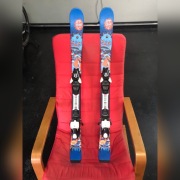 ATOMIC NARTY Z WIĄZANIAMI 110CM