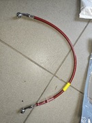 Przewód hamulcowy czerwony stalowy oplot 50cm 500mm stunt hamulec itd