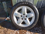 Felgi aluminiowe Opel 5x110 16 opony Goodyear letnie 205/55