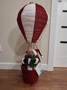 Balon miś świąteczny