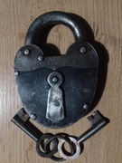 Kłódka stara SAS, super stan i perfekcja działania mechanizmu