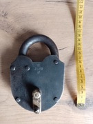 Kłódka stara, pancerna,unikat 