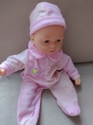 Lalka bobas z czapką