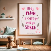 Plakat chrześcijański dla dzieci – format A4