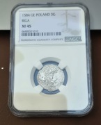 Stefan Batory - trojak 1584 Ryga - NGC XF45 - DESTRUKT