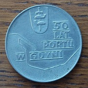 10zł 1972r 50 lat portu w Gdyni