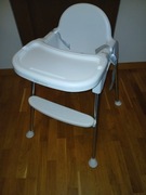 Krzesełko do karmienia dla dziecka ECO TOYS – stabilne, białe