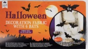 TKANINA DEKORACYJNA Z NIETOPERZAMI HALLOWEEN