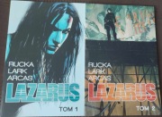 Komiksy Lazarus tomy 1-2 Rucka Lark Arcas