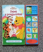 Kubuś Puchatek książeczka z dźwiękiem i okienkami Dzień z przyjaciółmi
