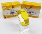 Opaska ochronna na sensor FreeStyle Libre 2 - ŻÓŁTA