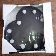 Tablica kredowa LED serce z diodami