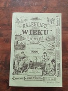 Kalendarz wieku illustrowany reprint 1899 NOWA 