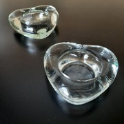 Zestaw dwa świeczniki serca na tealighty stan vintage nowy 