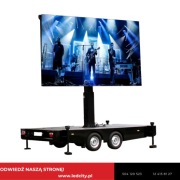 Telebim mobilny Ekran LED 15m2 na platformie Wynajem