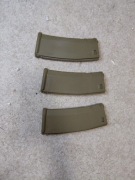 3 magazynki ASG Specna Arms Mid-Cap S-Mag do replik typu M4/M16 - Tan