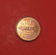 Moneta 10 aurar 1981, Islandia