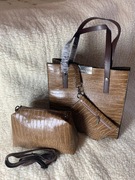 Piękna brązowa torba shopper