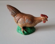 Schleich brą?owy kurczak figurka unikat model wycofany z 1983 r.