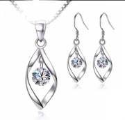 Komplet biżuterii damskej srebro 925