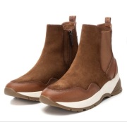 Buty CARMELA Essential Love r. 38 – Skórzane botki Premium, Camel