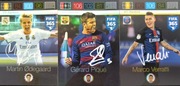 PANINI FIFA 365 2016 SIGNATURE ODEGAARD 375 PIQUE 376 VERRATTI 377