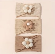 Komplet 3 szt. Opaska na głowę dla dziewczynki.