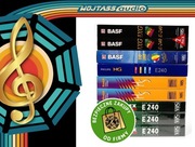 NOWE zafoliowane kasety VHS E-240 BASF Philips Kodak Dynamex - 9 sztuk