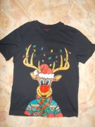 Next T-shirt świąteczny męs. r.S
